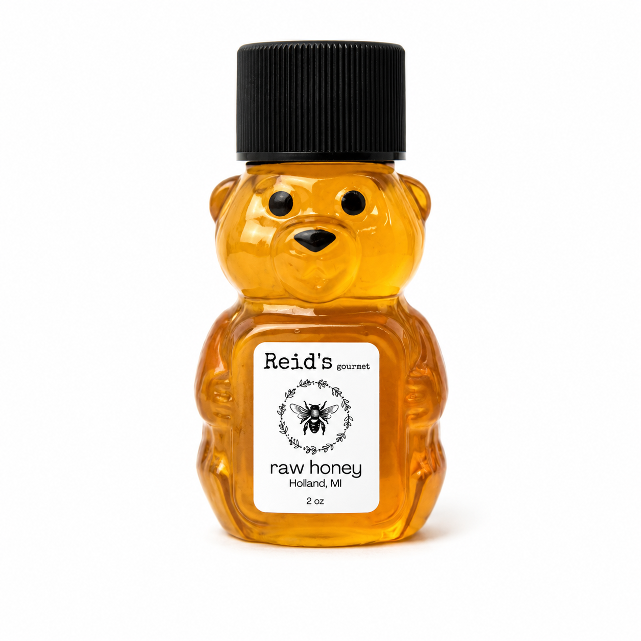 Mini Honey Bear 2oz | Cute Honey Bottle – Reid's Gourmet LLC