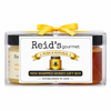 Reid's Gourmet Mini Whipped Honey Gift Box with a yellow ribbon on a white background