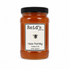 Plastic quart jar of honey