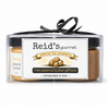 Reid's Gourmet mini peanut butter gift box with clear packaging on a white background