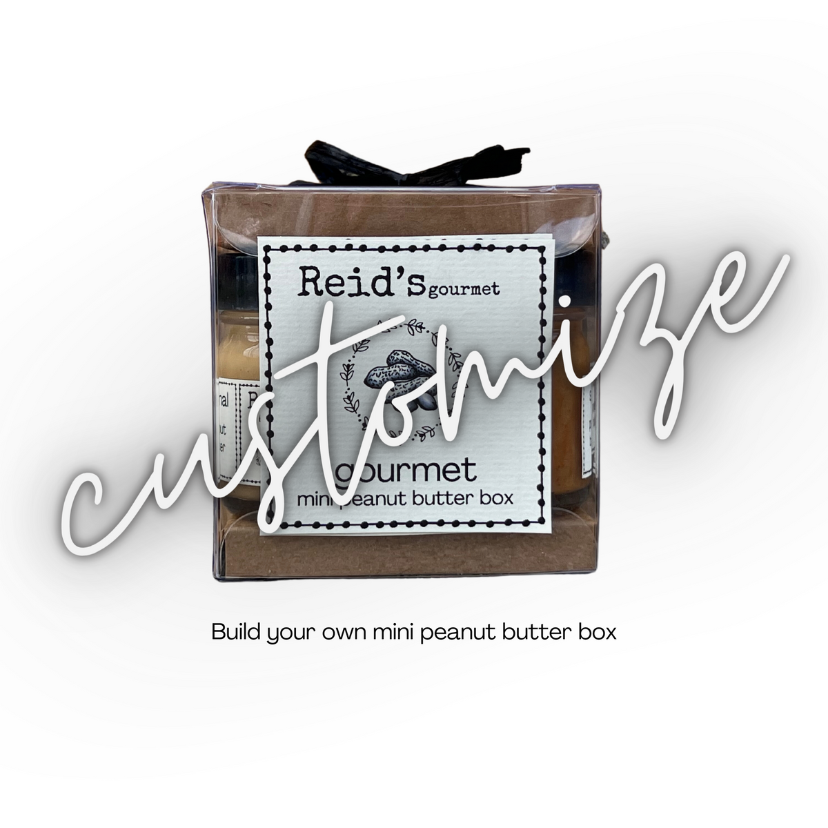 Custom Mini Flavored Peanut Butter Gift Box Reid's Gourmet
