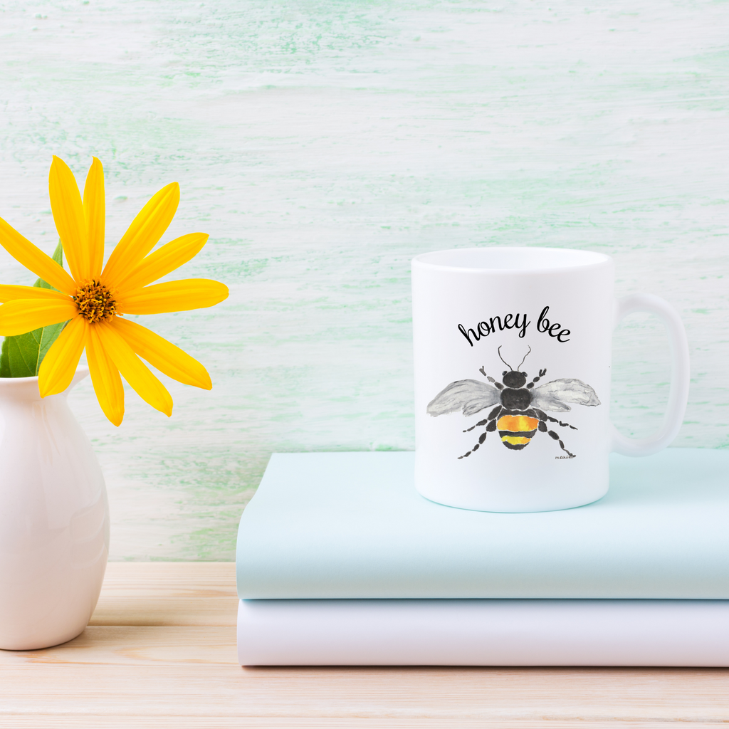 honey bee coffee mug