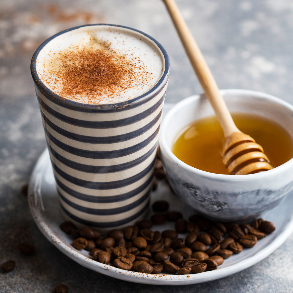 cinnamon honey in coffee